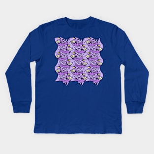 Escher fish pattern VIII Kids Long Sleeve T-Shirt